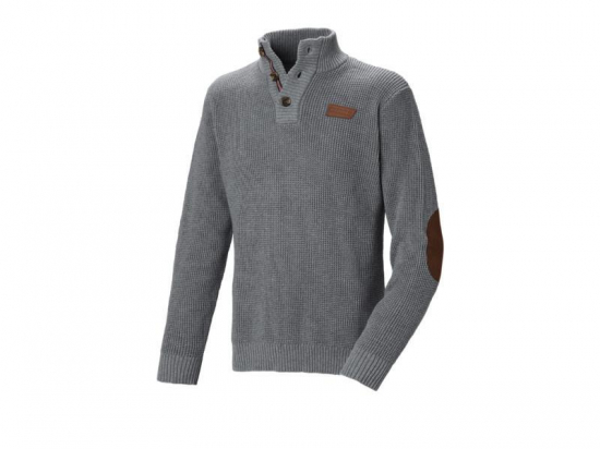 PULL EN TRICOT GRIS HOMMES