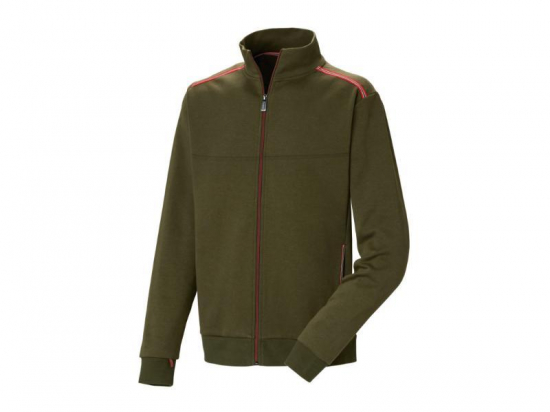 VESTE SWEAT OLIVE HOMMES