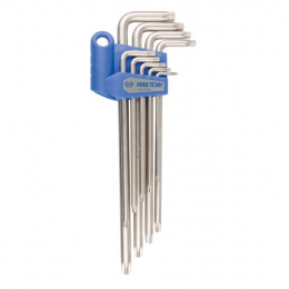 JEU DE 9 CLES TORX L ONGUES PERCEES