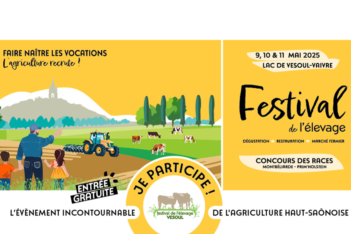 Retrouvez-nous au Festival de l’Élevage !